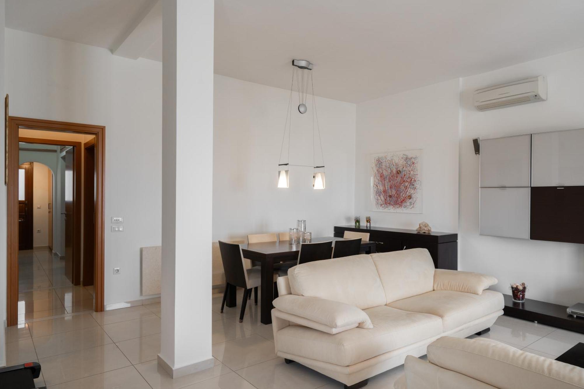Central Seaview Heven Apartment In Fira  Exterior foto